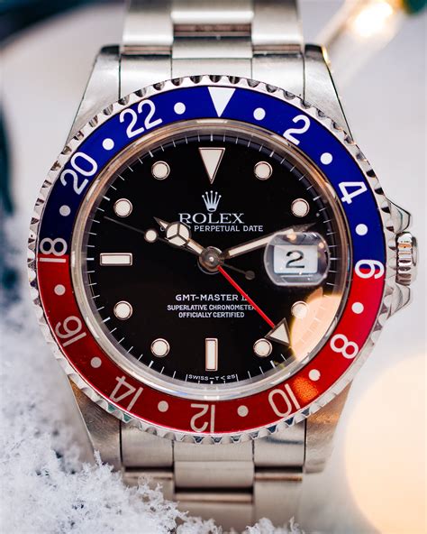 rolex gmt 2 pepsi 16710|rolex gmt pepsi bezel.